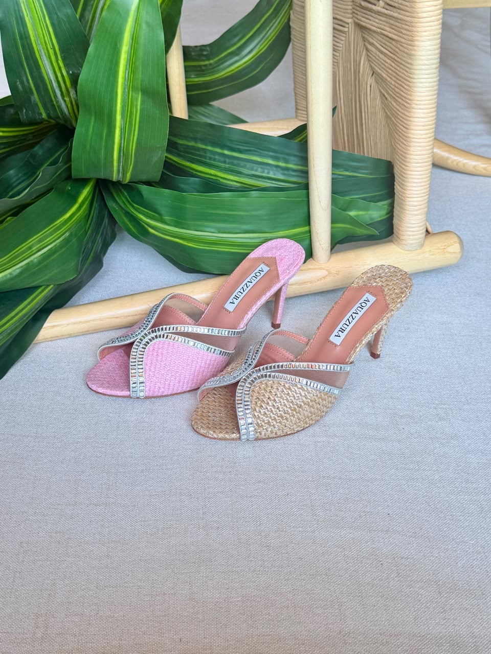 Aquazzura Wild 75 Aurora Mules - Image 6