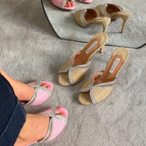 Aquazzura Wild 75 Aurora Mules