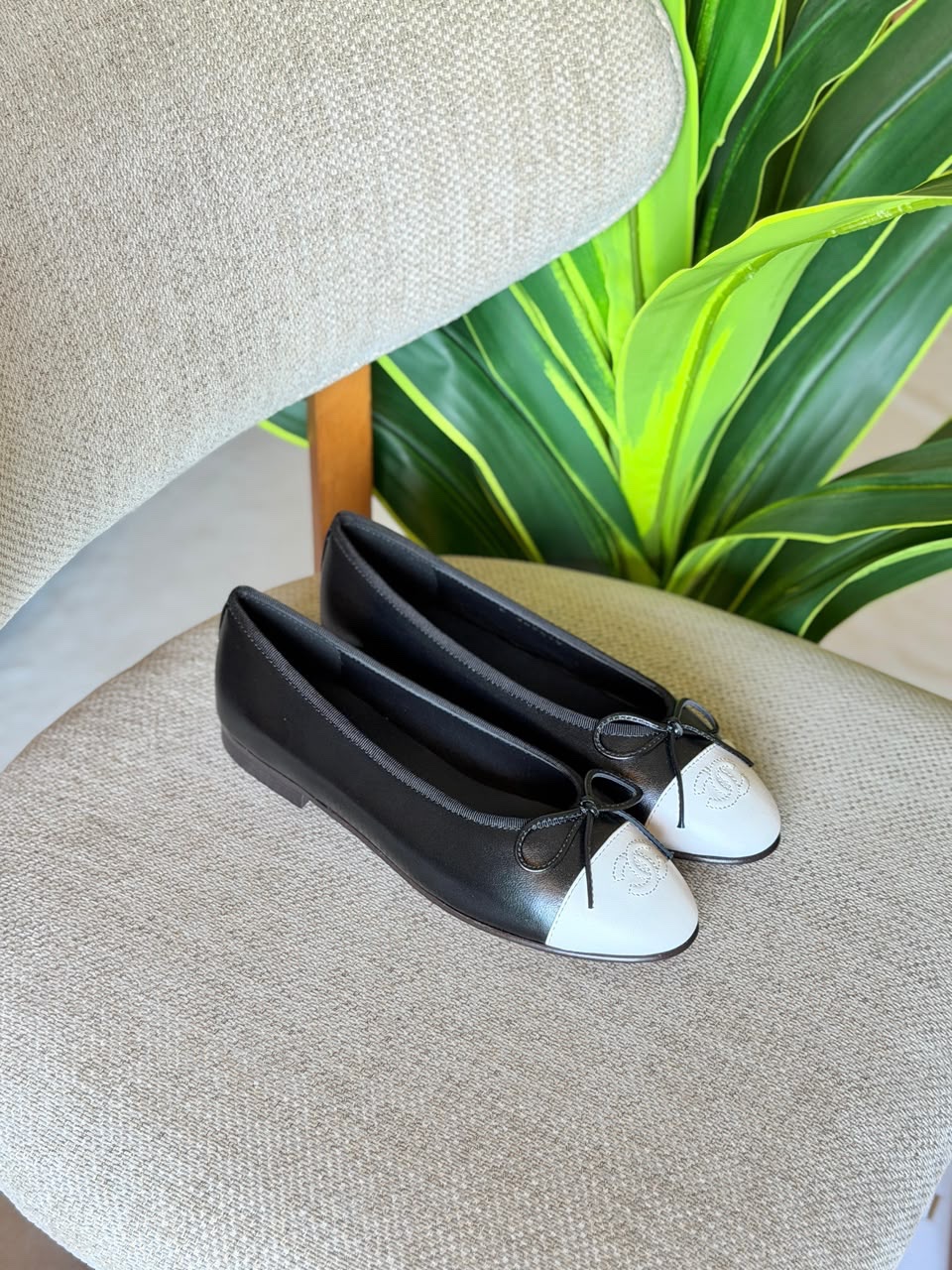 Chanel Ballet Flats Chanel Slingback Flats And Chanel Calfskin Slingback Heels - Image 2