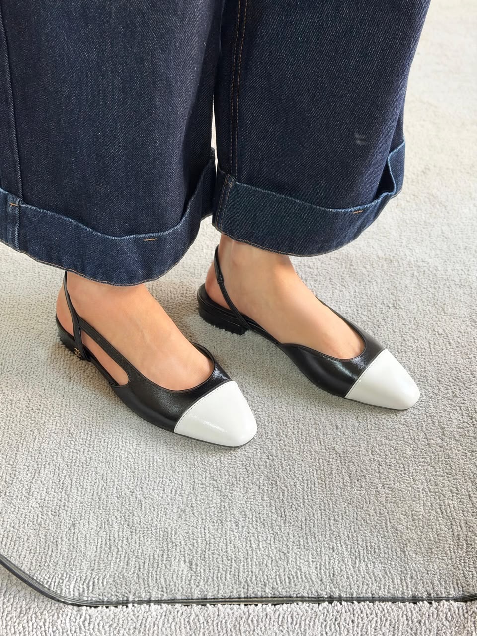 Chanel Ballet Flats Chanel Slingback Flats And Chanel Calfskin Slingback Heels - Image 4