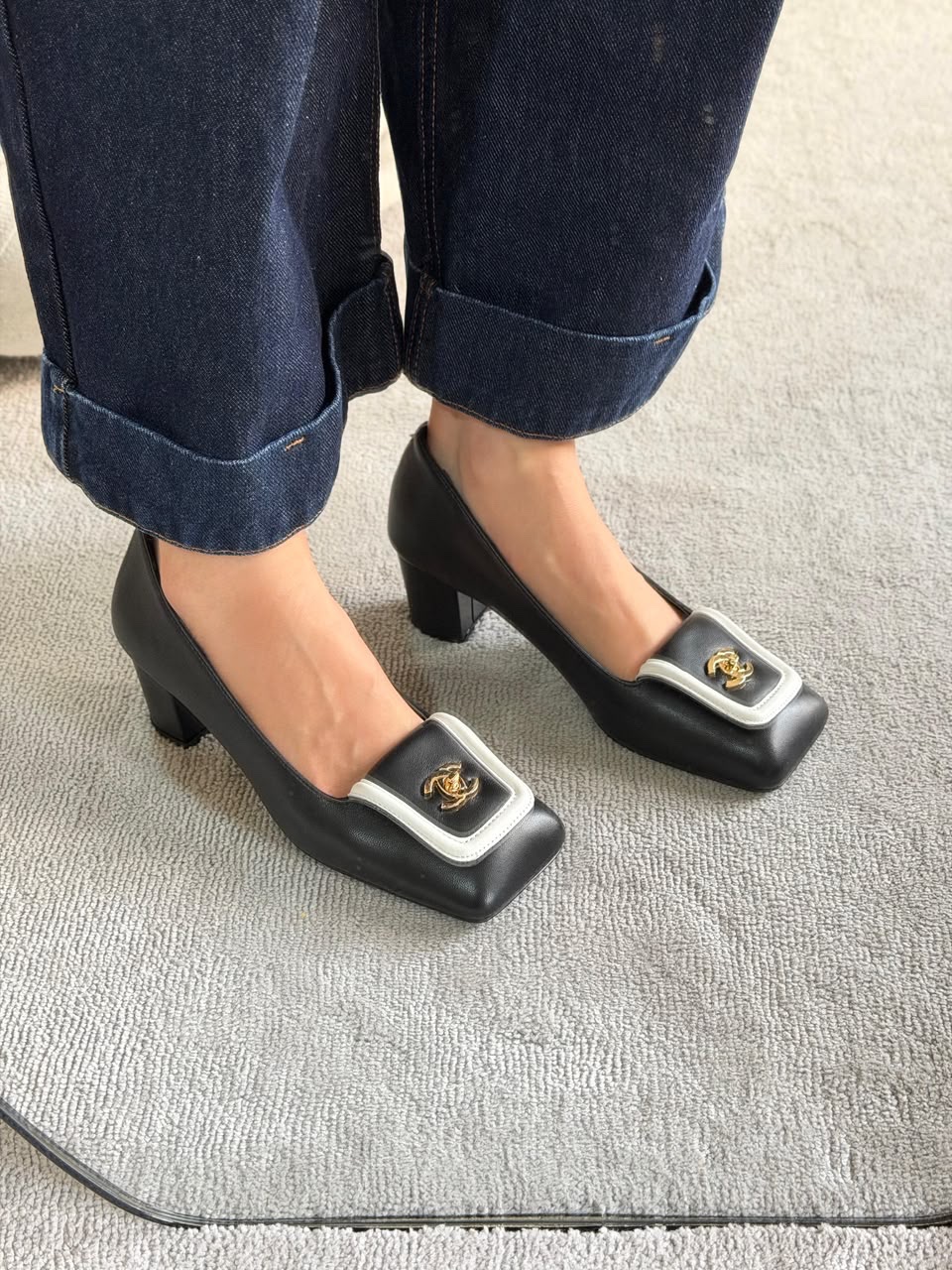 Chanel Turn-Lock Flat Chanel loafers And Chanel Pumps - Image 7