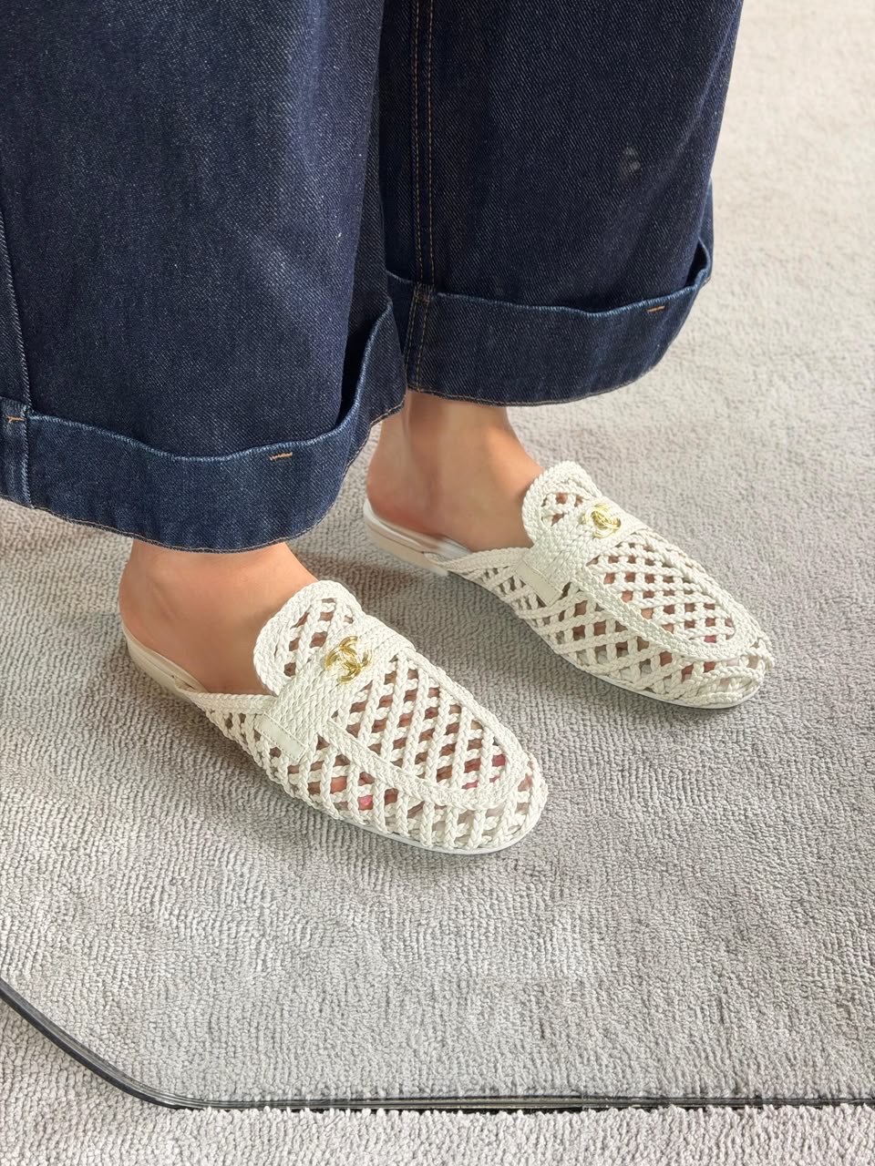 Chanel Braided Mules - Image 2