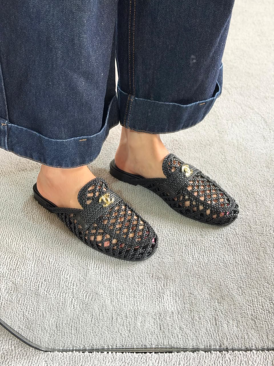 Chanel Braided Mules - Image 3