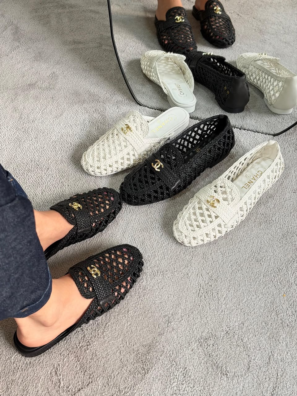 Chanel Braided Mules - Image 5