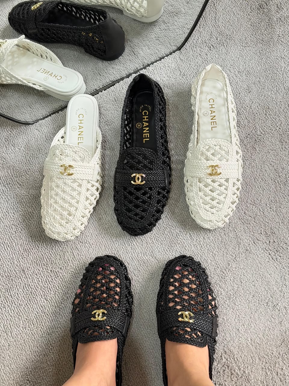 Chanel Braided Mules - Image 4