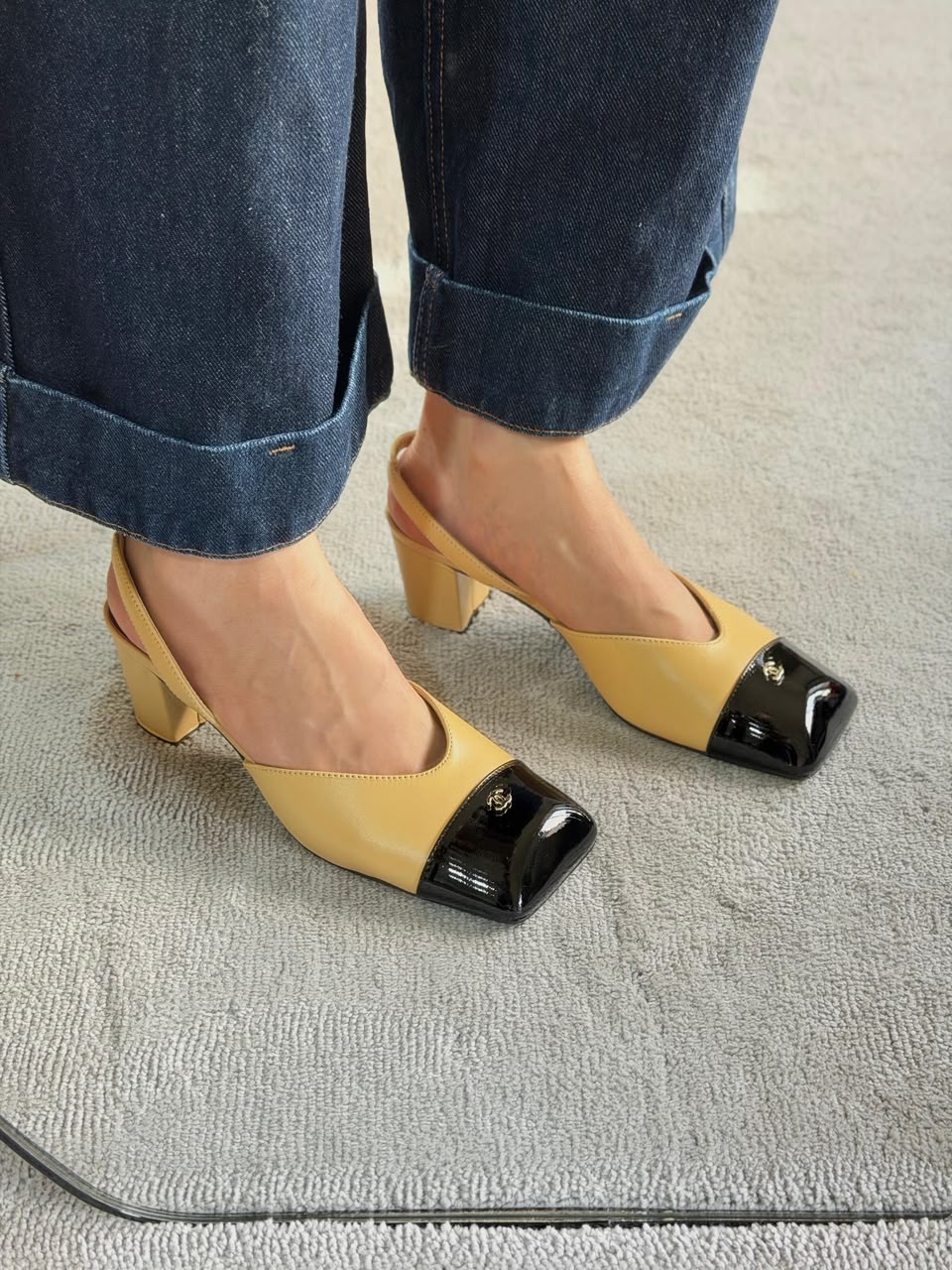 Chanel CC Slingback Pumps - Image 2