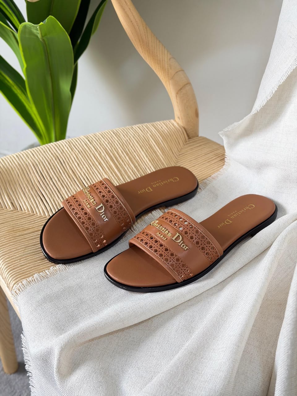 Christian Dior D-Lane Slides And Dior D-Lane Heeled Slides - Image 8