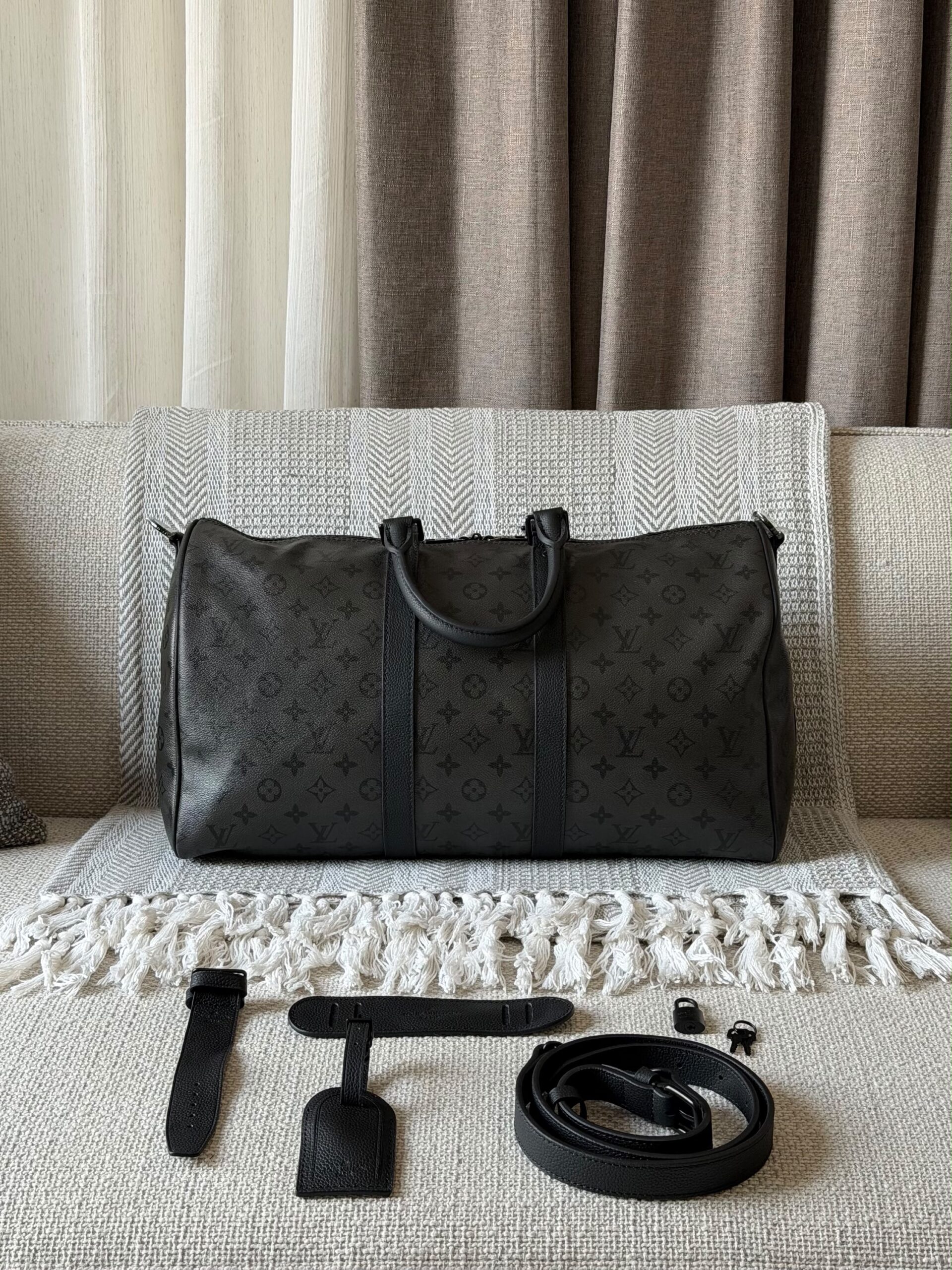 Louis Vuitton Keepall Bandoulière Bag, - Image 2
