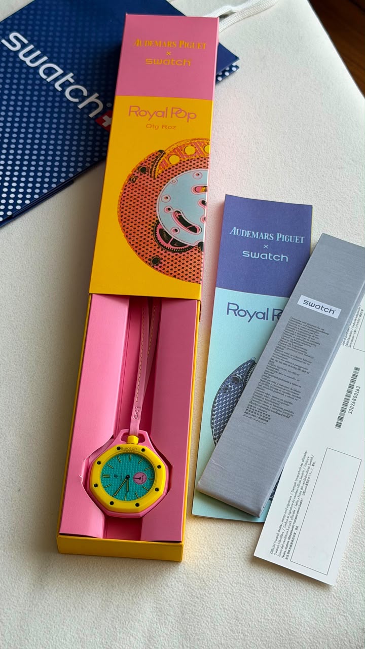 Swatch x Audemars Piguet Royal Pop Lan Ba Watch - Image 4