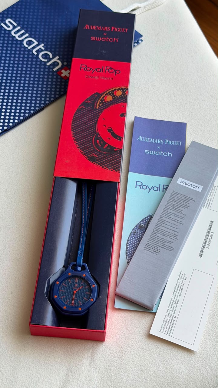 Swatch x Audemars Piguet Royal Pop Lan Ba Watch - Image 6