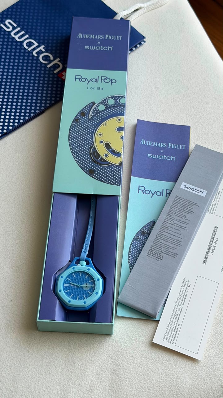 Swatch x Audemars Piguet Royal Pop Lan Ba Watch - Image 8