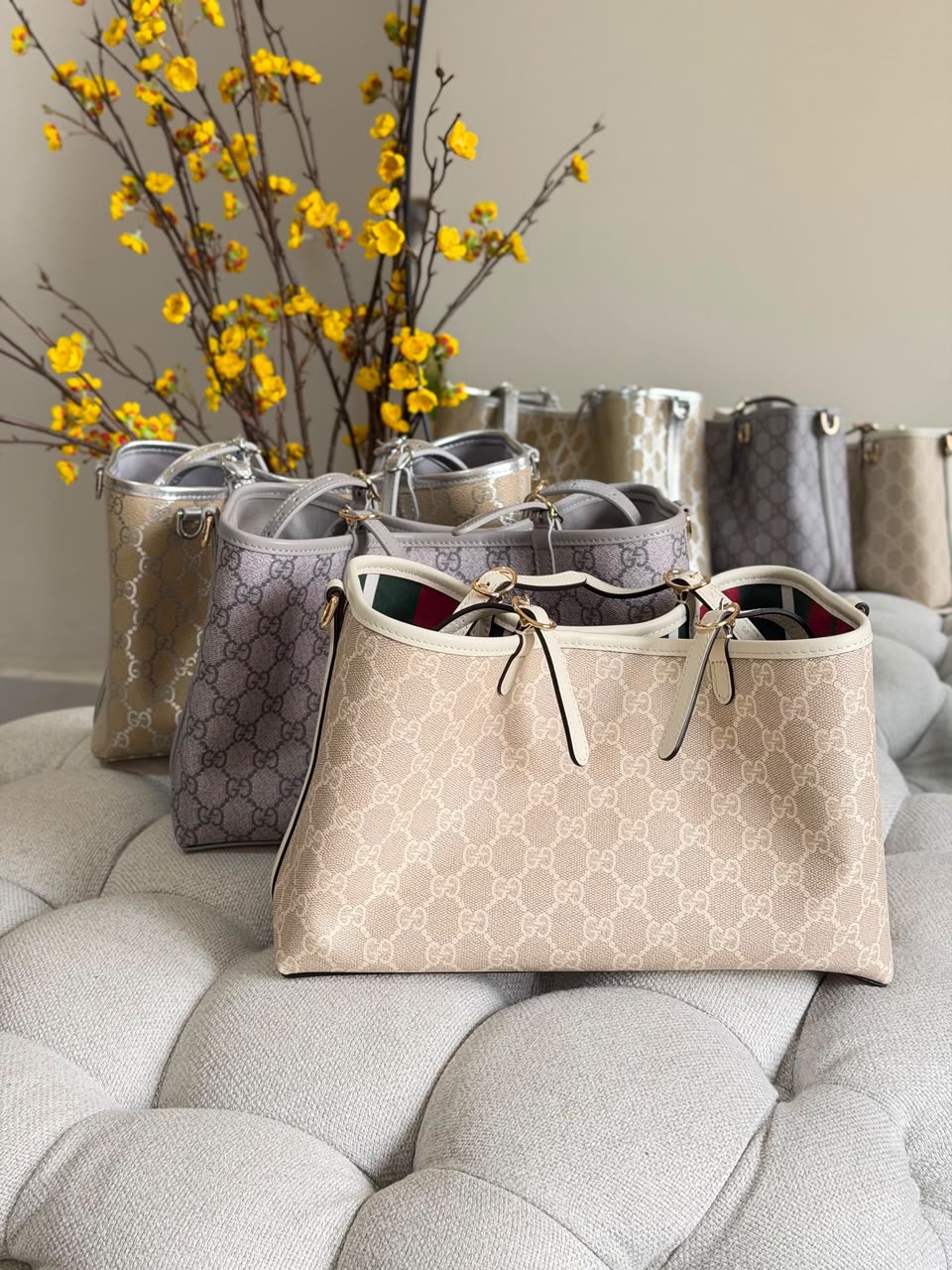 Gucci GG Emblem Small Tote Bag - Image 8