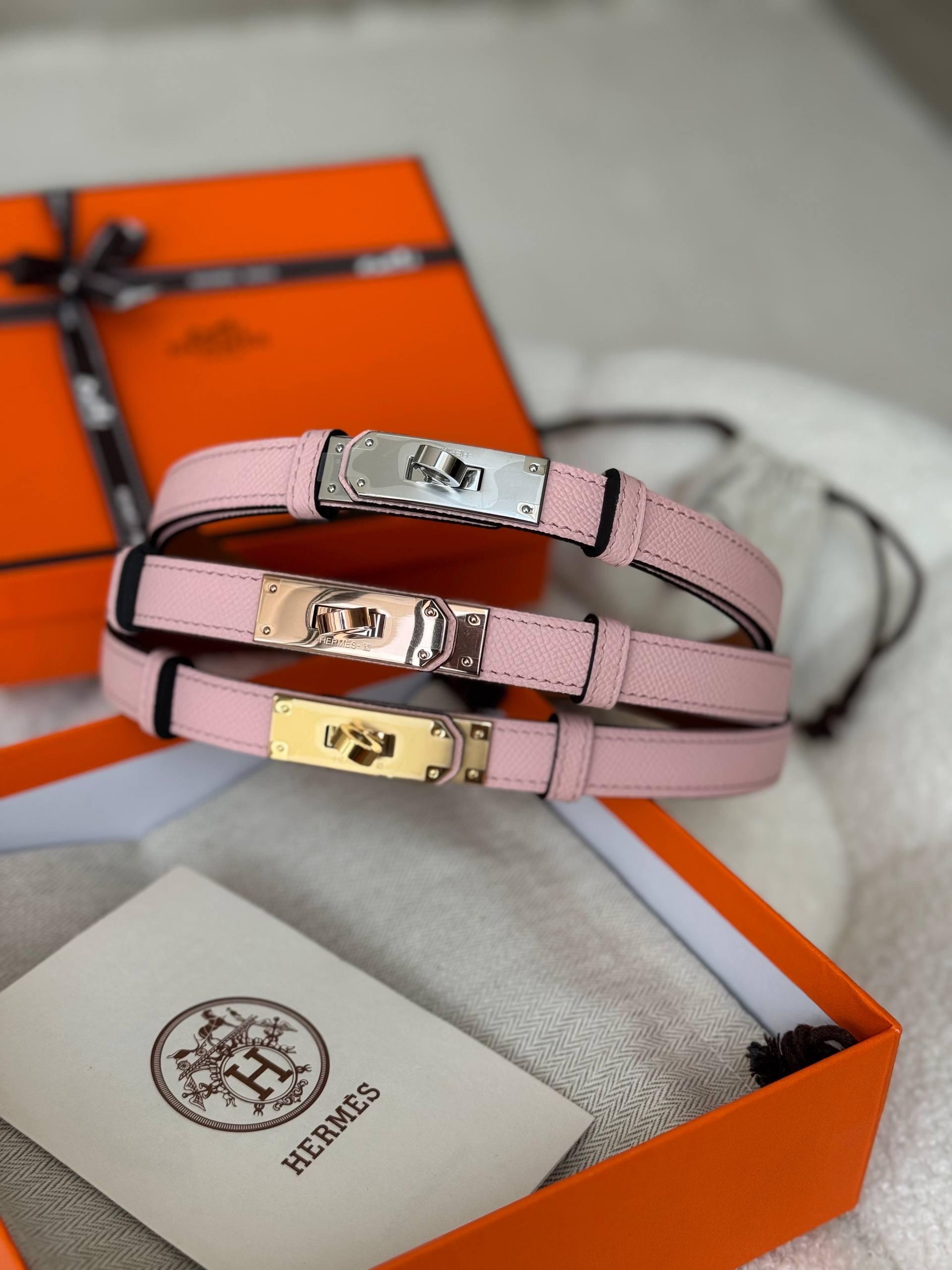 Hermès Kelly 18 Belts Epsom Leather With Varied Hardware Finishes - Image 5