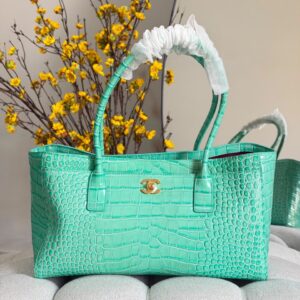Chanel 26S Crocodile Embossed Calfskin Tote Bags