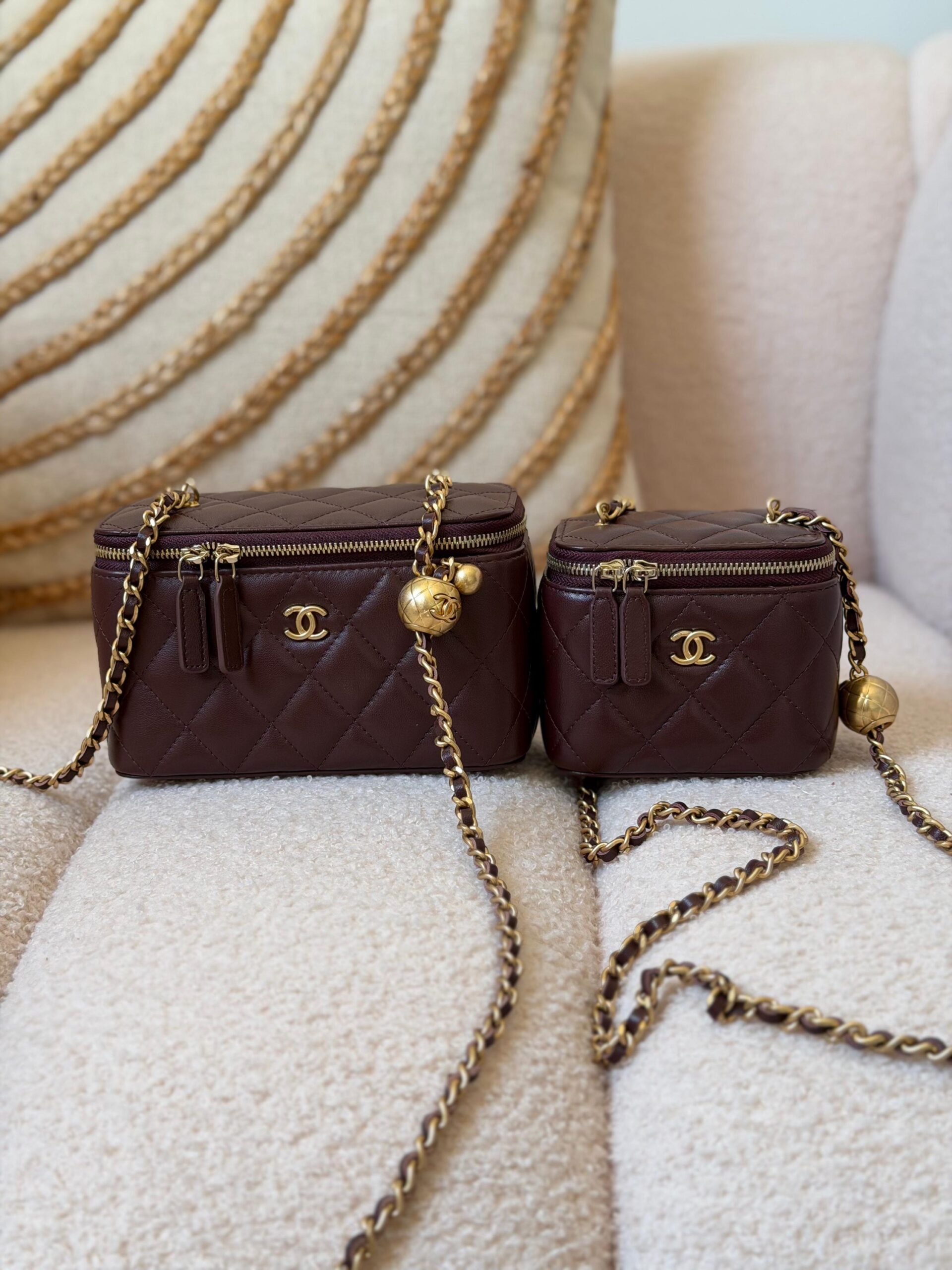 Chanel Lambskin Vanity Cases 10_16Cm - Image 14