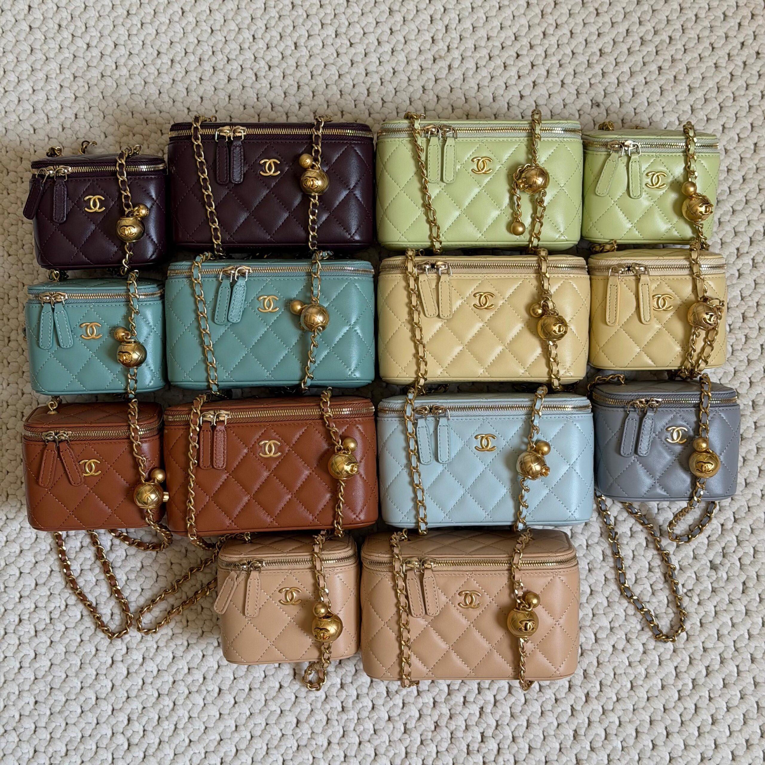 Chanel Lambskin Vanity Cases 10_16Cm - Image 17