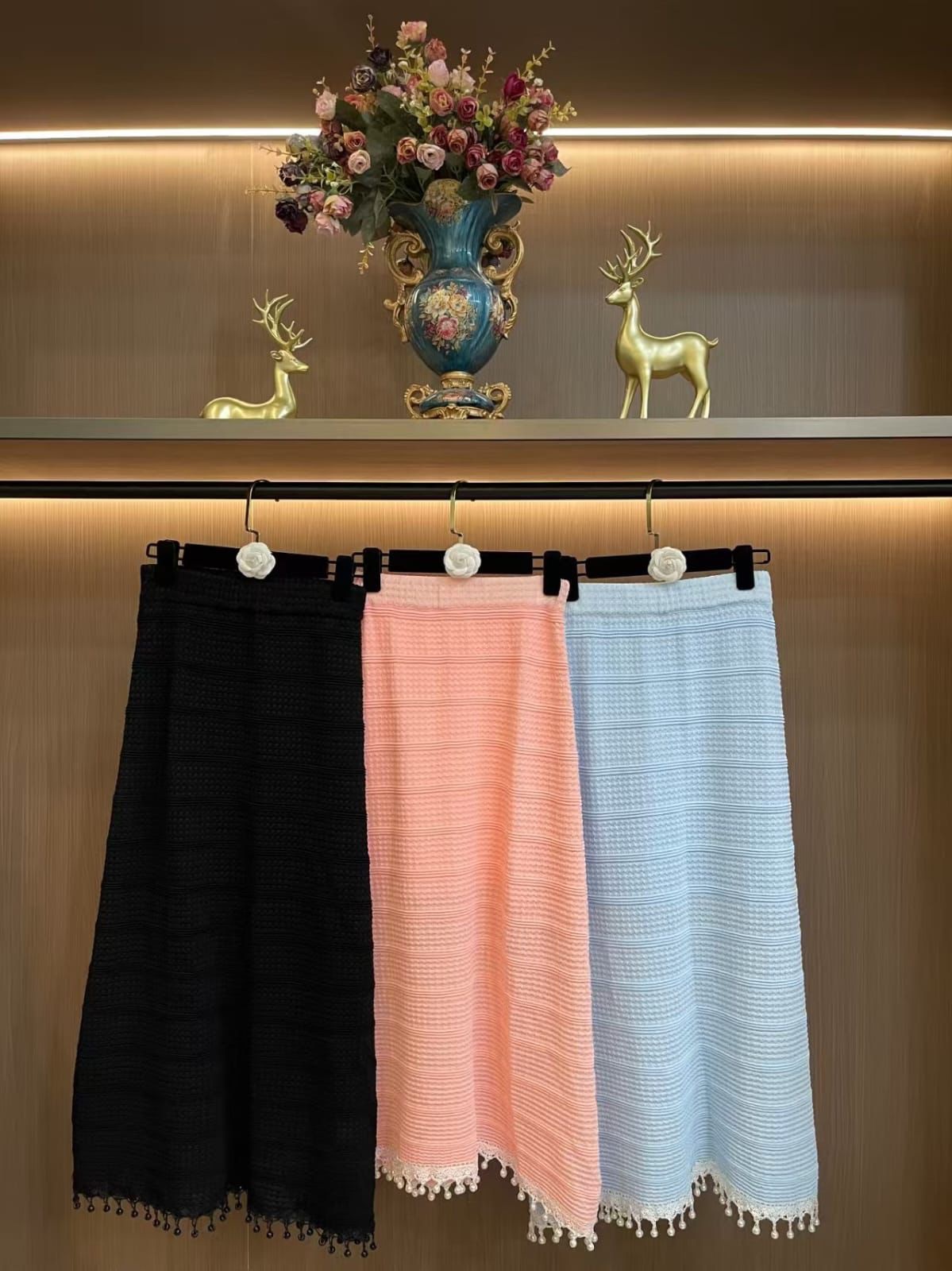 Striped knit Top With Tassel Hem - Image 5