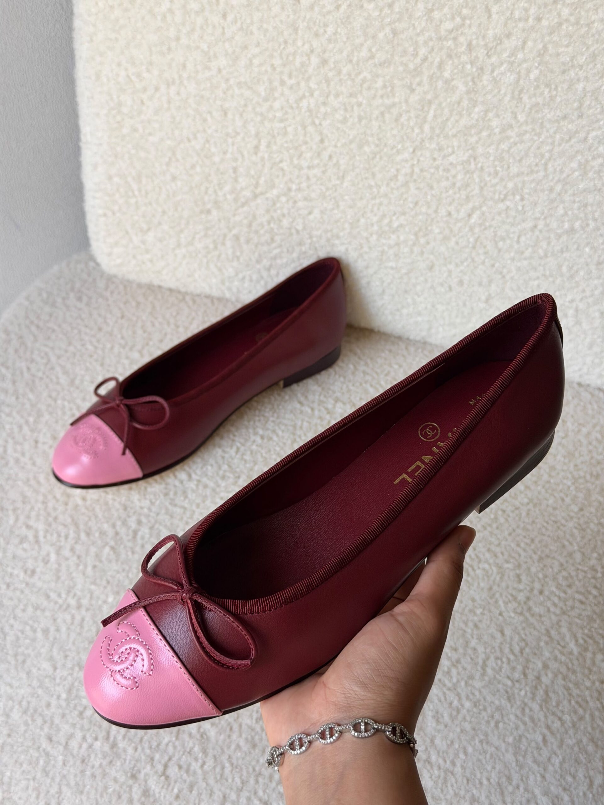 Chanel Quilted Leather Ballet Flats - Image 6