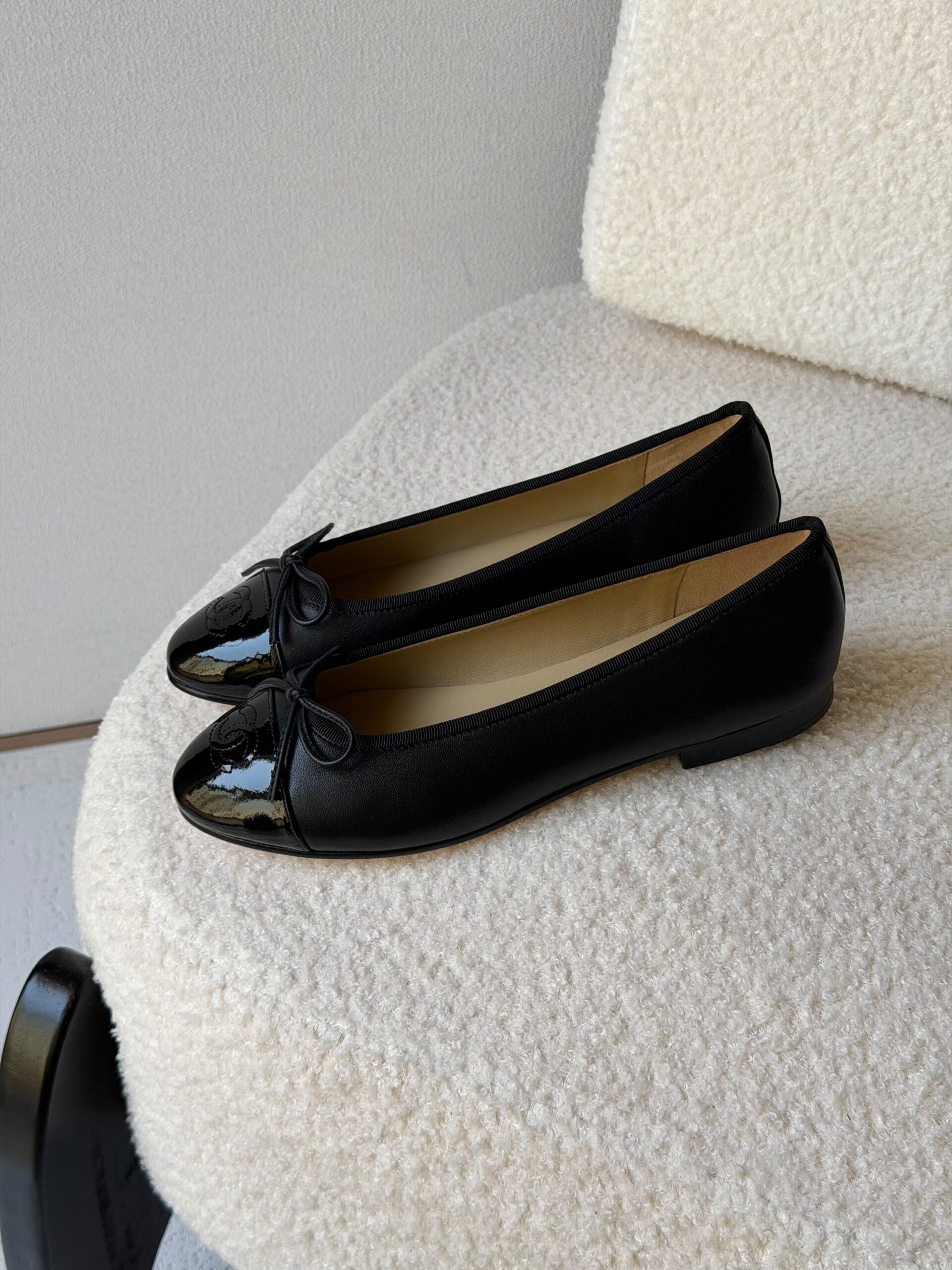 Chanel Quilted Leather Ballet Flats - Image 16