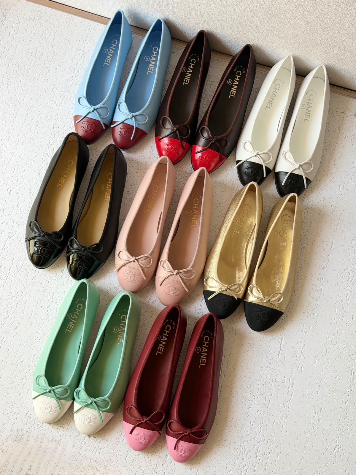 Chanel Quilted Leather Ballet Flats - Image 20