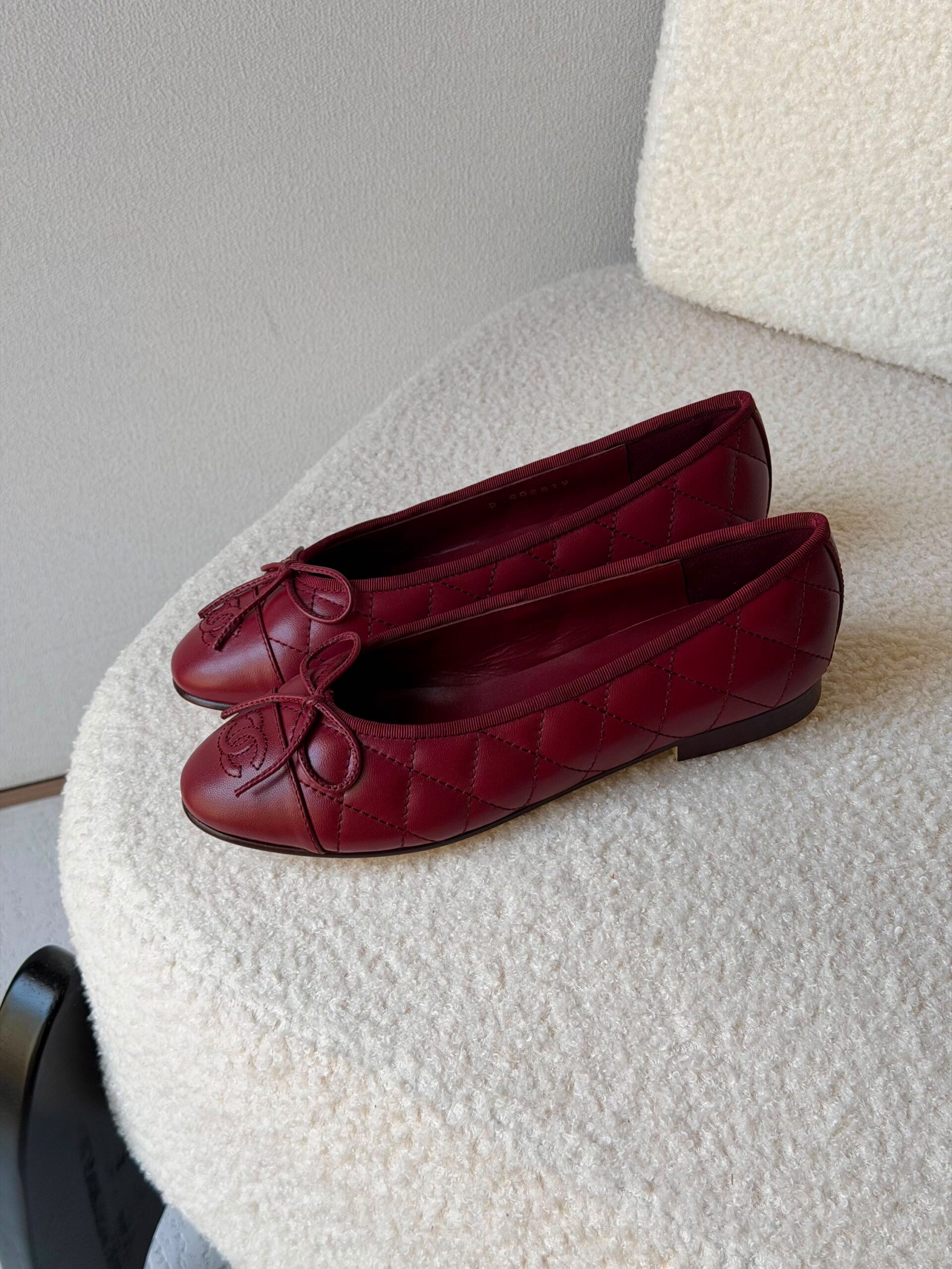 Chanel Quilted Leather Ballet Flats