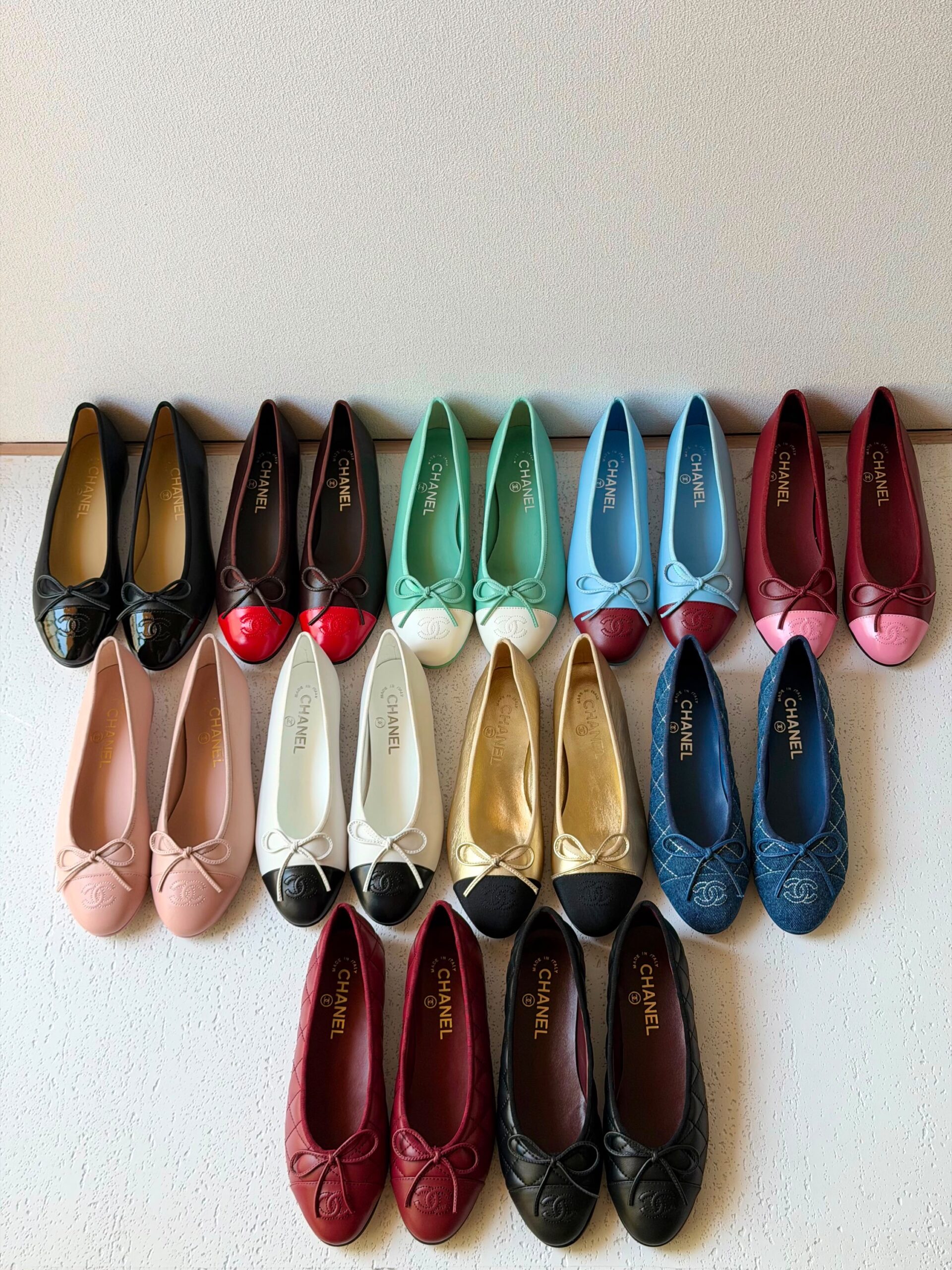 Chanel Quilted Leather Ballet Flats - Image 19