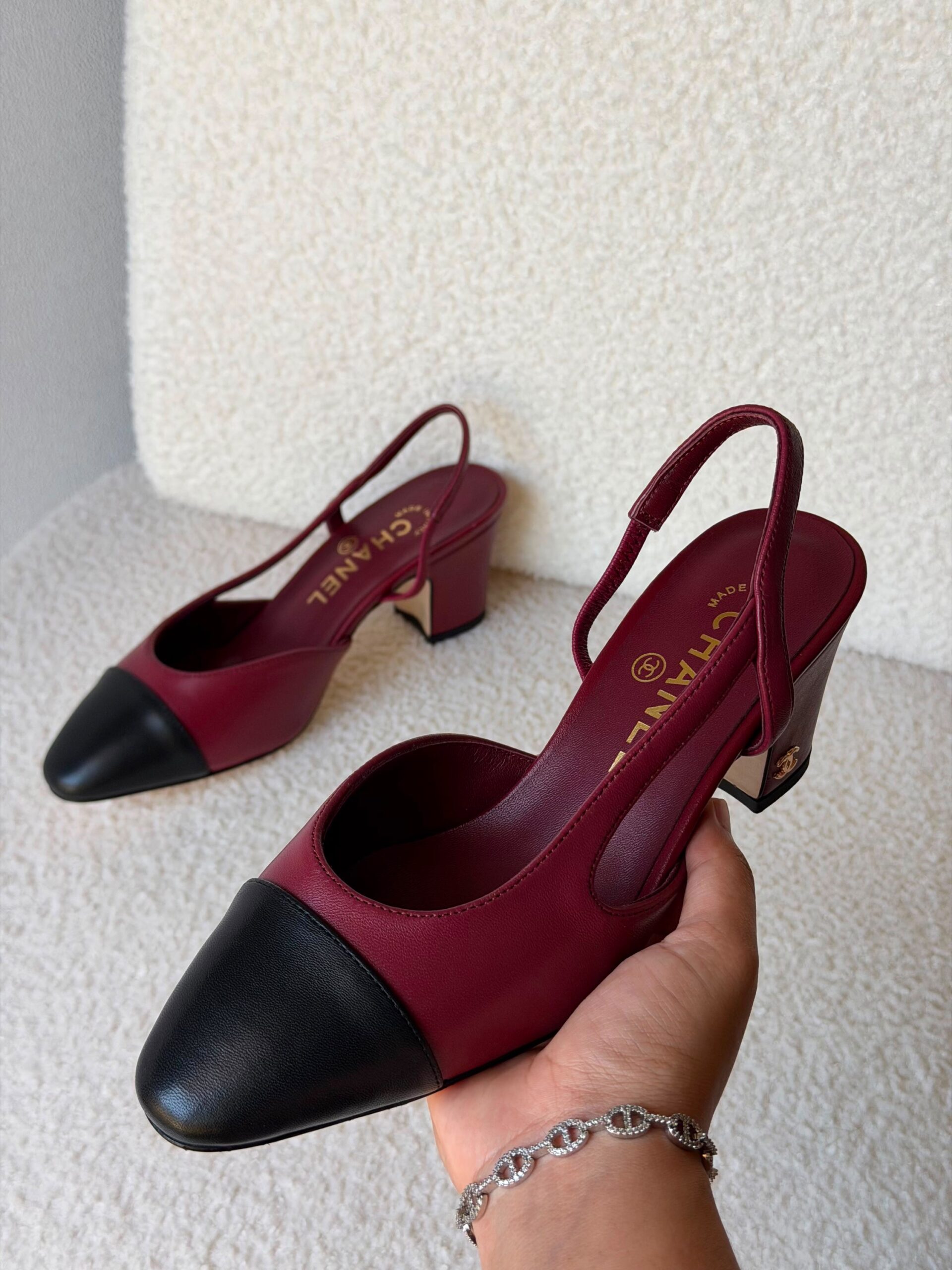 Chanel Lambskin Slingbacks