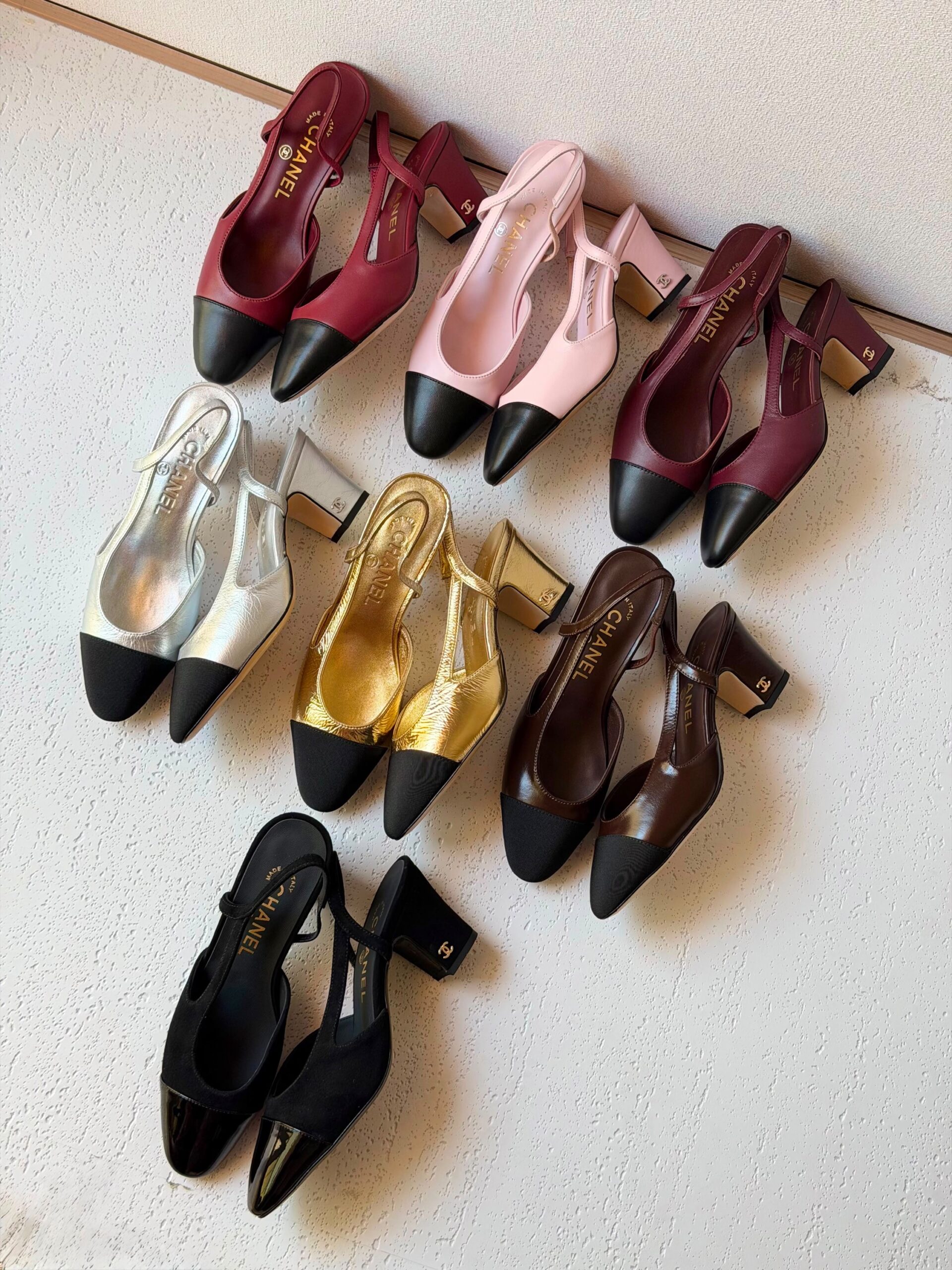 Chanel Lambskin Slingbacks - Image 10