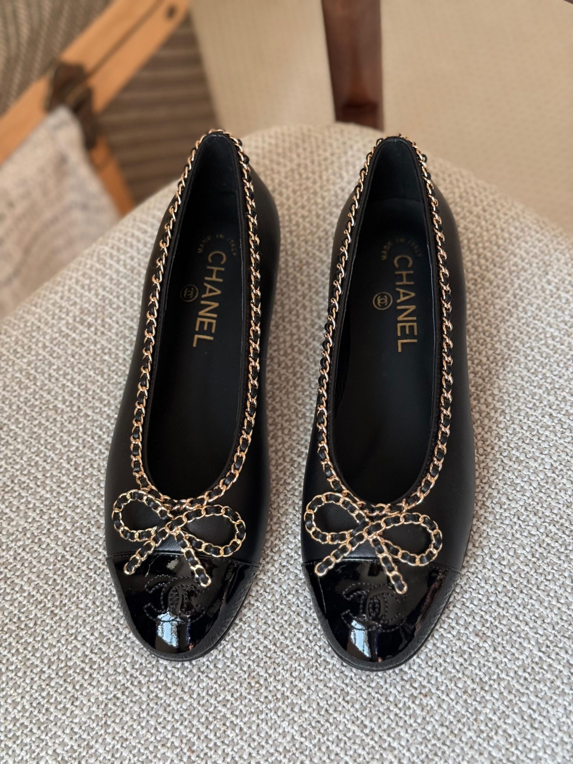 Chanel Flat Ballerina Shoes - Image 3