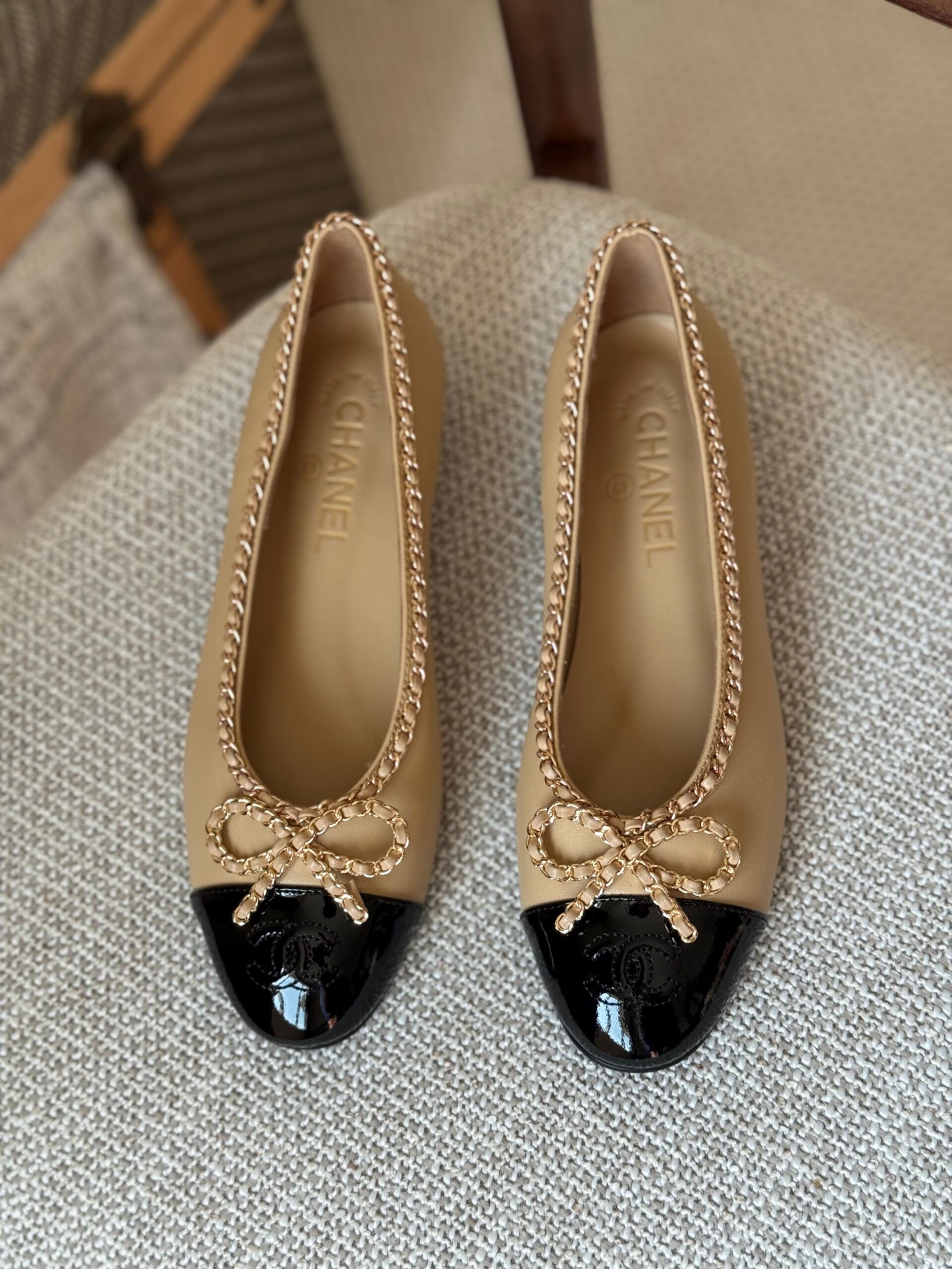 Chanel Flat Ballerina Shoes - Image 2