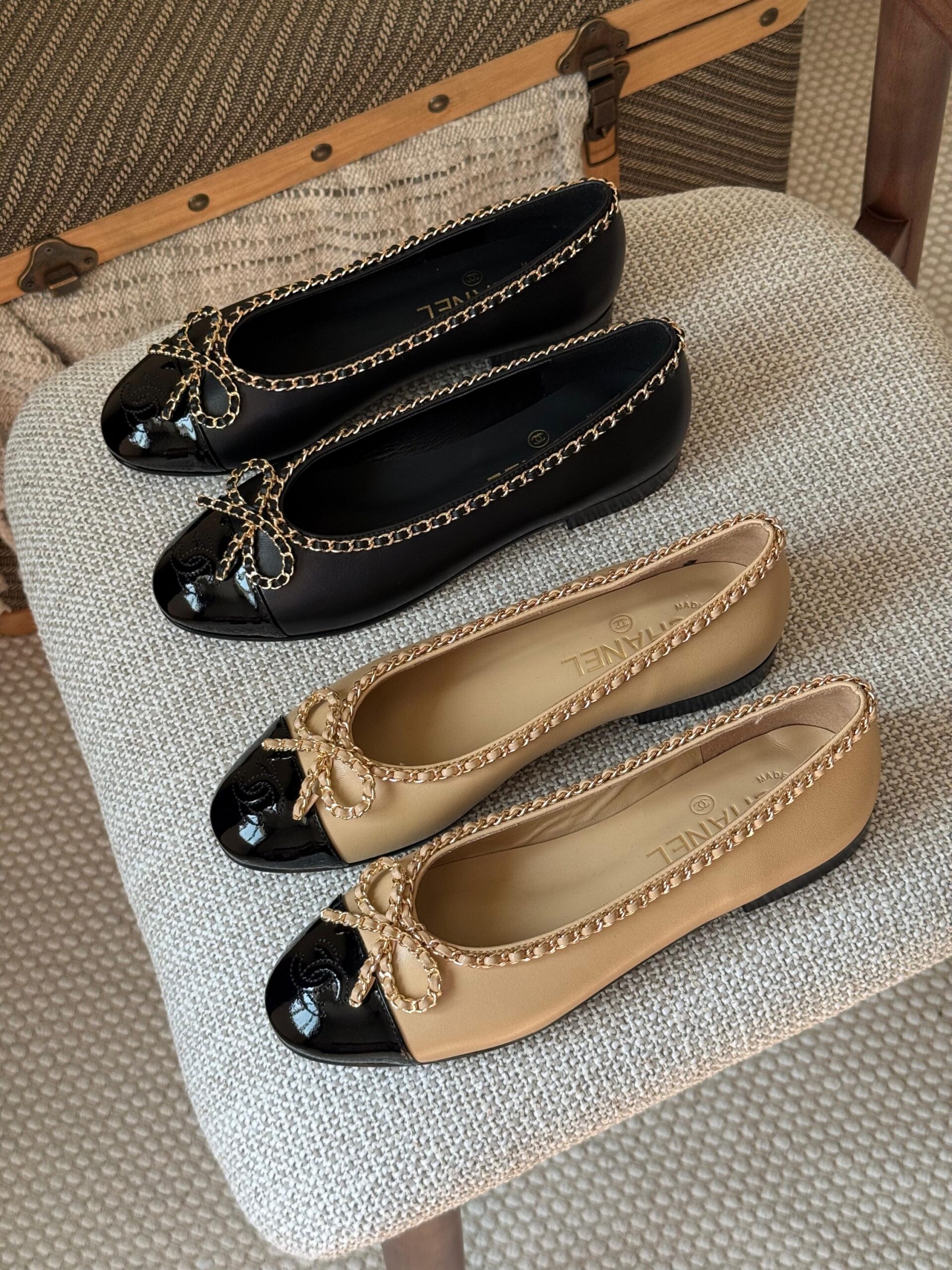 Chanel Flat Ballerina Shoes - Image 5