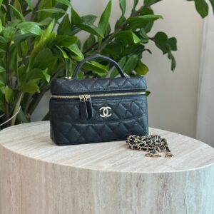chanel Denim Vanity Case