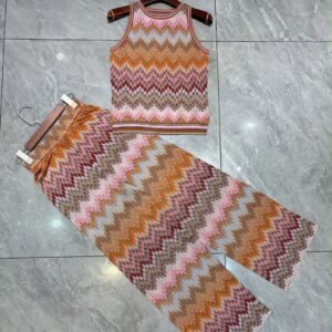 Summer Resort Style Tank Top And Skirt Set