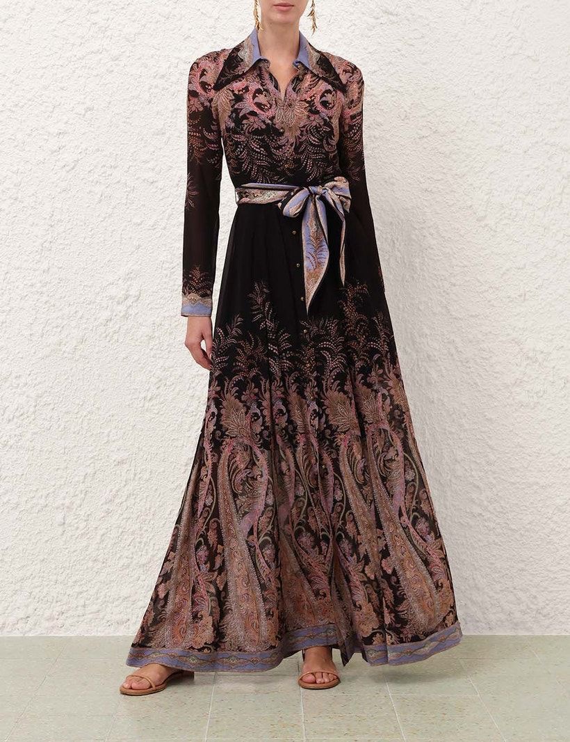 Zimmermann Alchemy Buttoned Sheath Dress