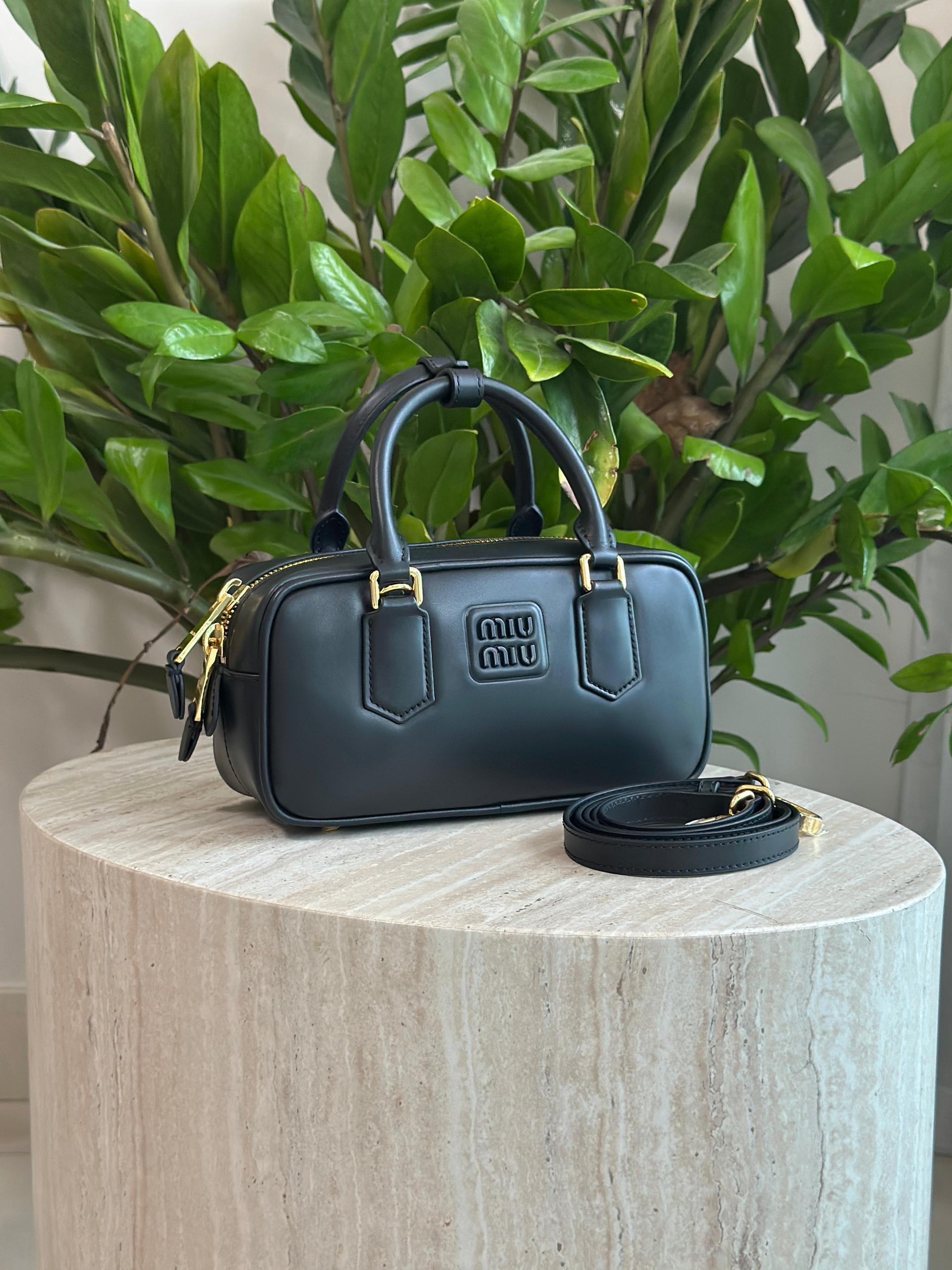 Miu Miu Arcadie Leather Bag - Image 5