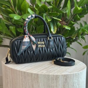 Miu Miu Arcadie Matelassé Nappa Leather Bag