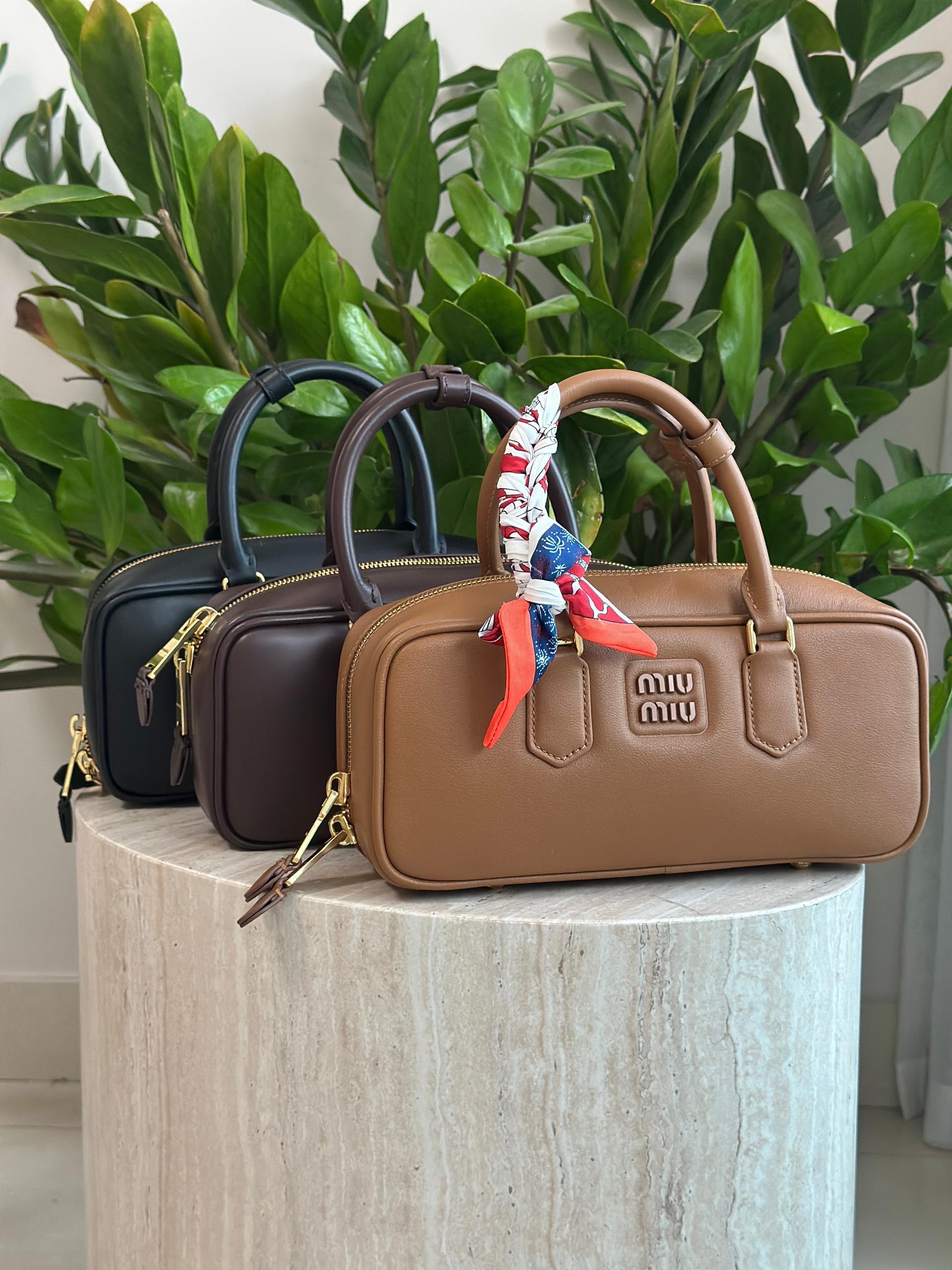 Miu Miu Arcadie Leather Bag - Image 2