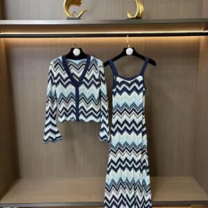 Chujie Summer Fall knit Set