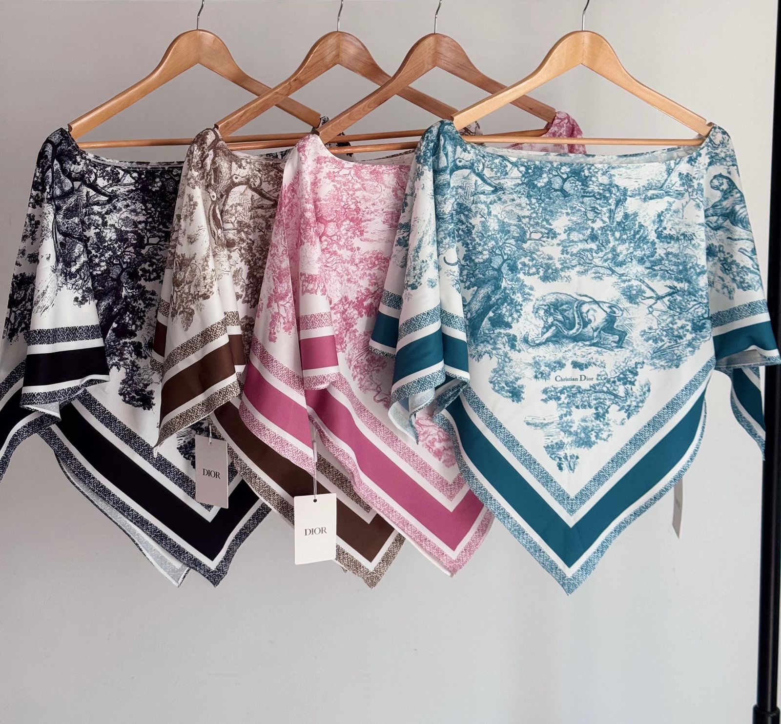 Toile De Jouy Sauvage Christian Dior Silk Top