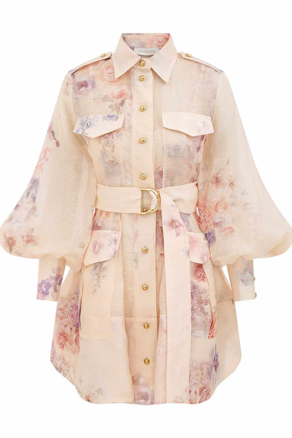 Zimmermann Hypnotic Utility Mini Dress