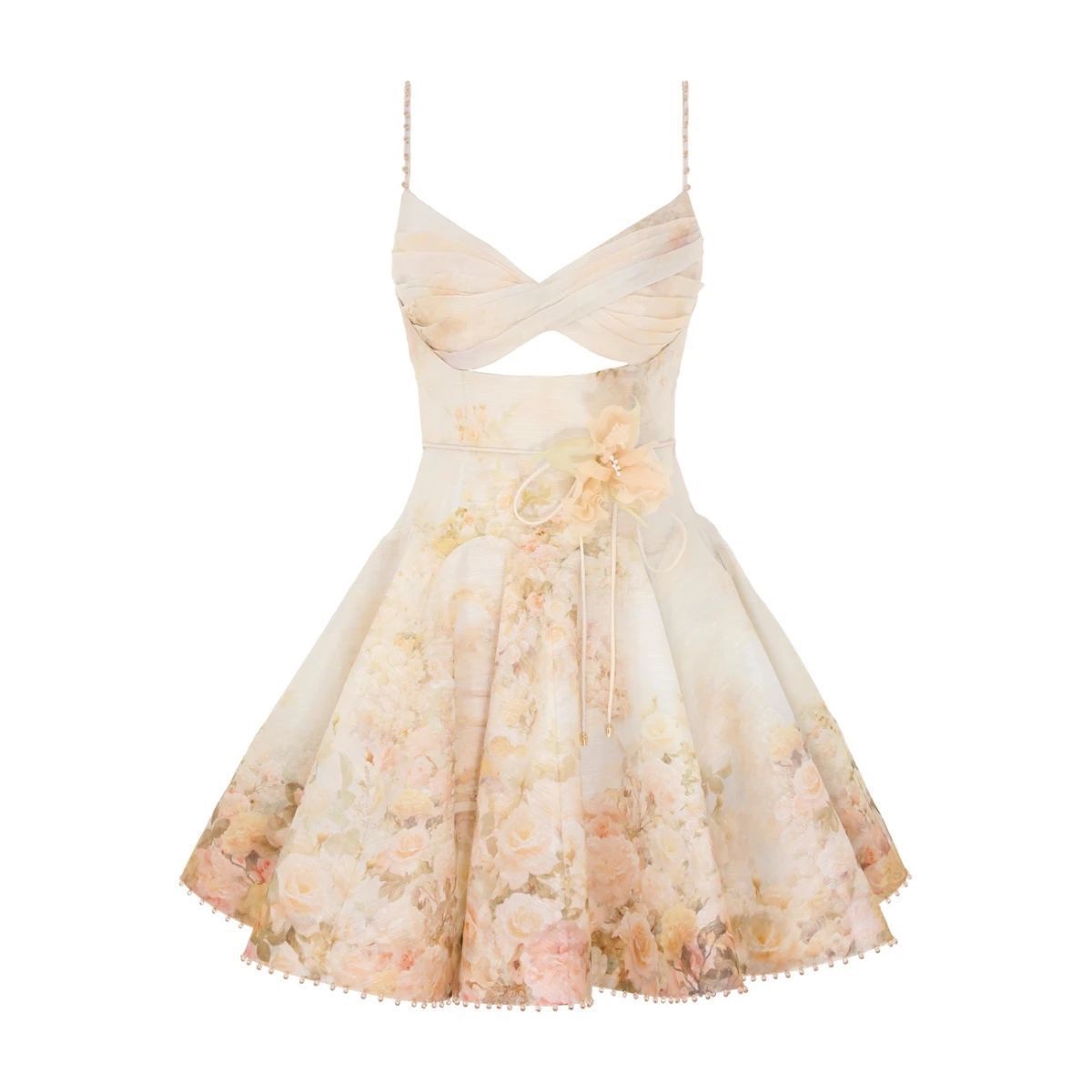 Zimmerman Memento Twist Front Mini Dress - Image 3