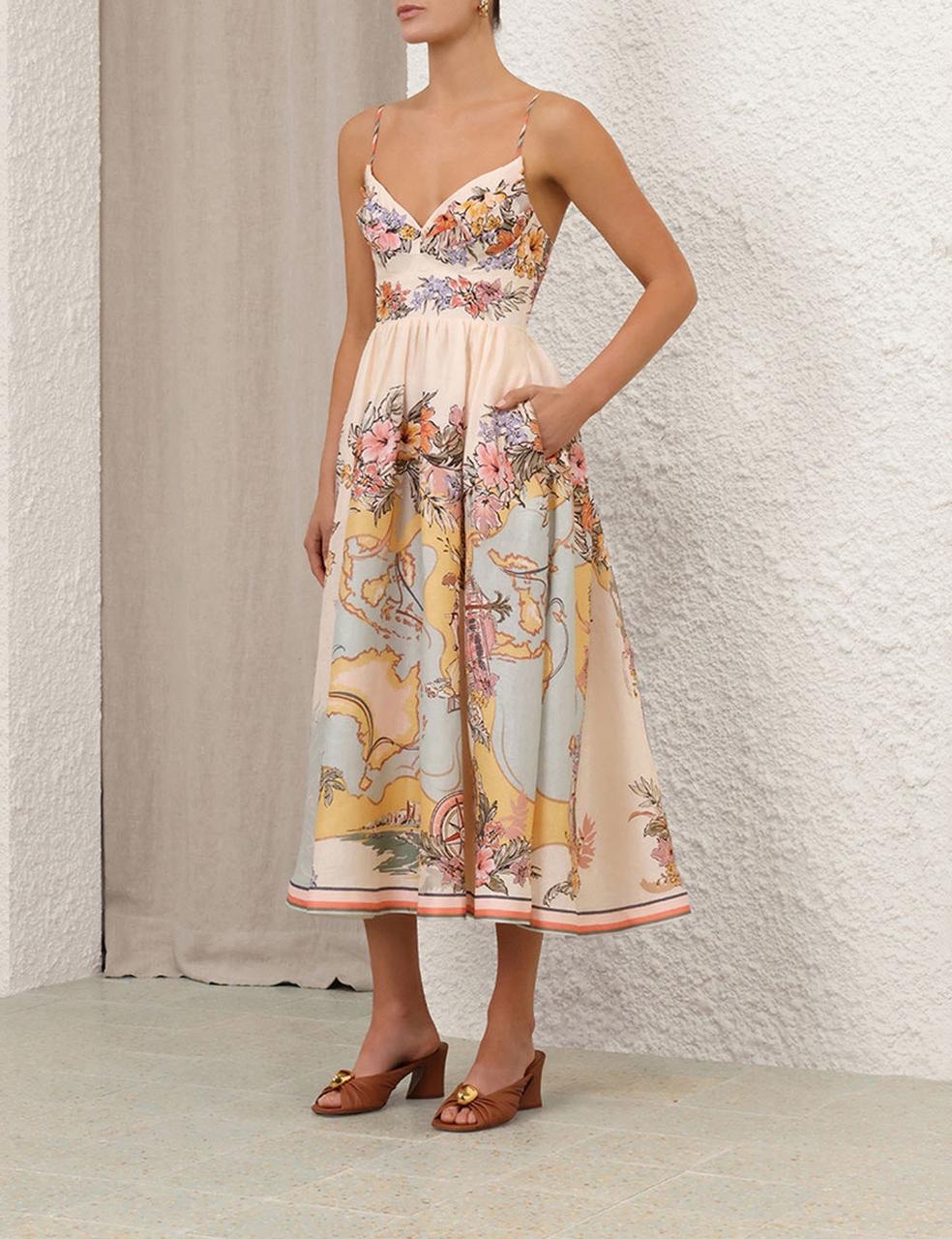 Zimmermann Tallow Midi Dress - Image 2