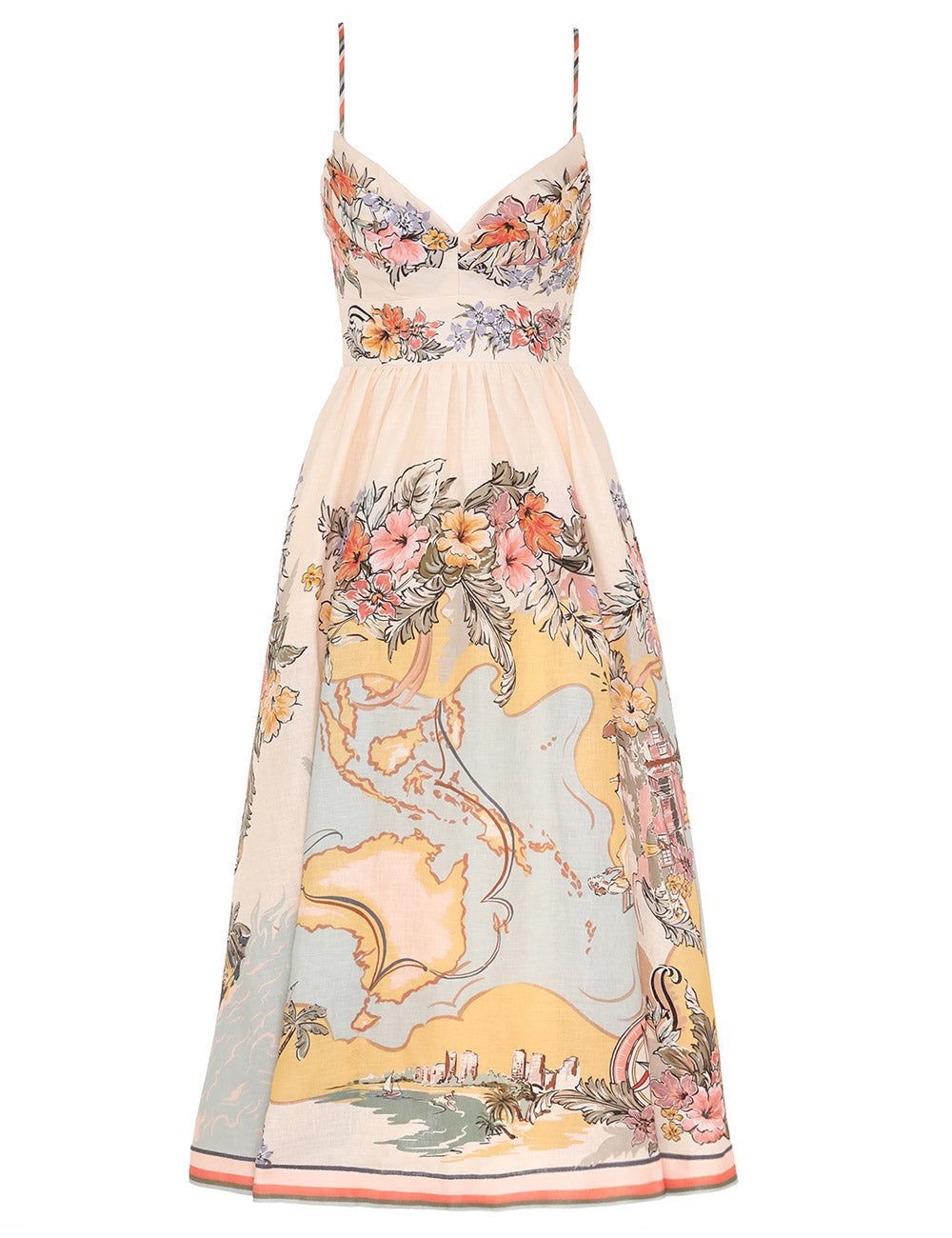 Zimmermann Tallow Midi Dress - Image 4