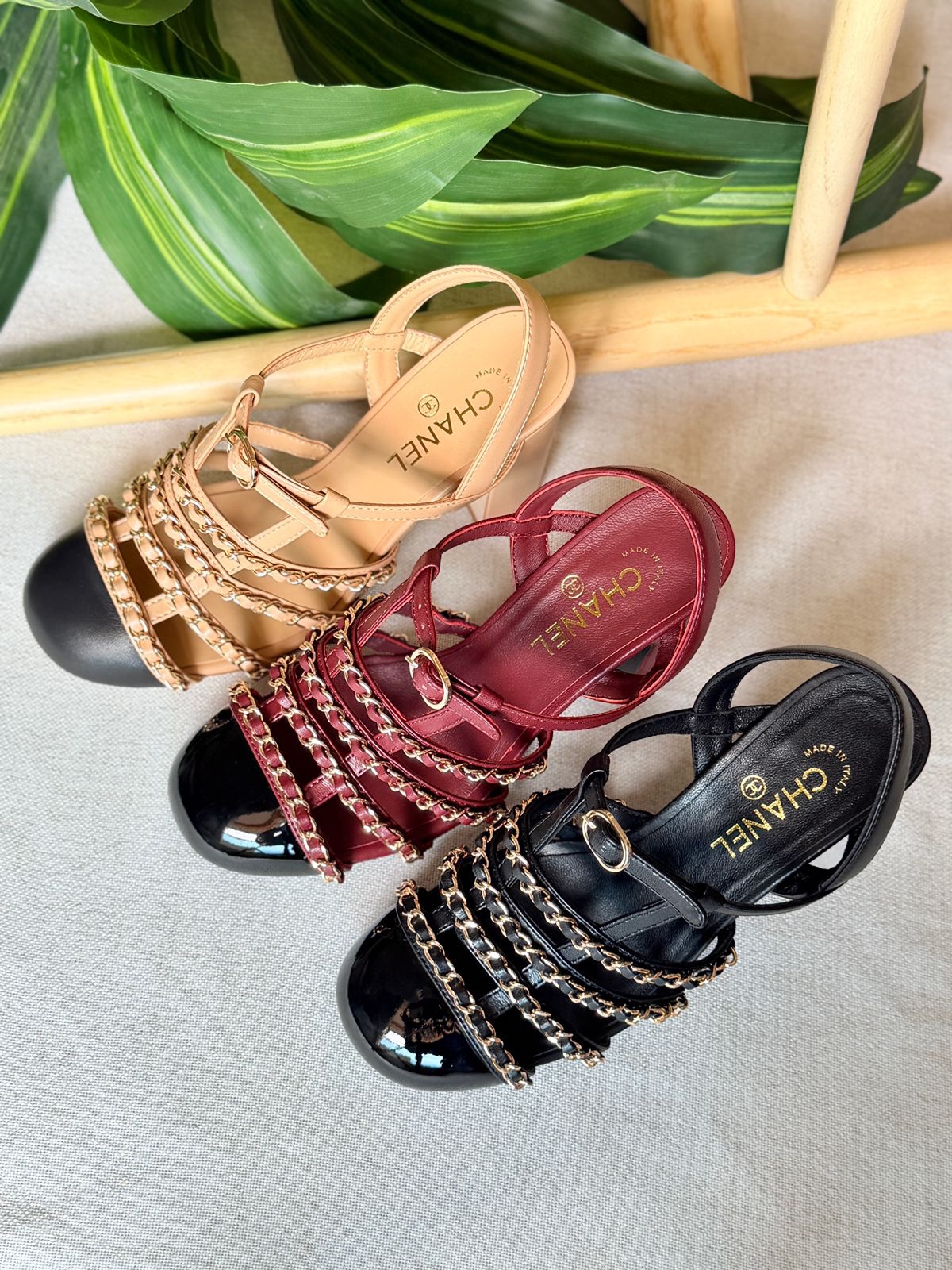 Chanel Block Heel Sandals - Image 7