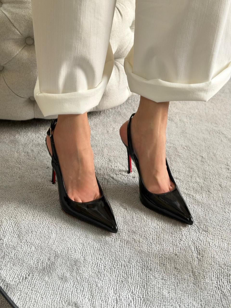 Christian Louboutin Miss Z Sling Back Pumps - Image 3