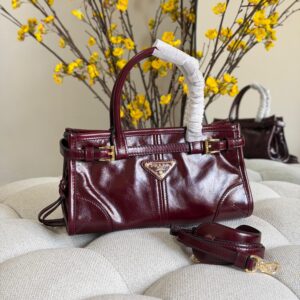 Prada Bonnie Leather Handbag