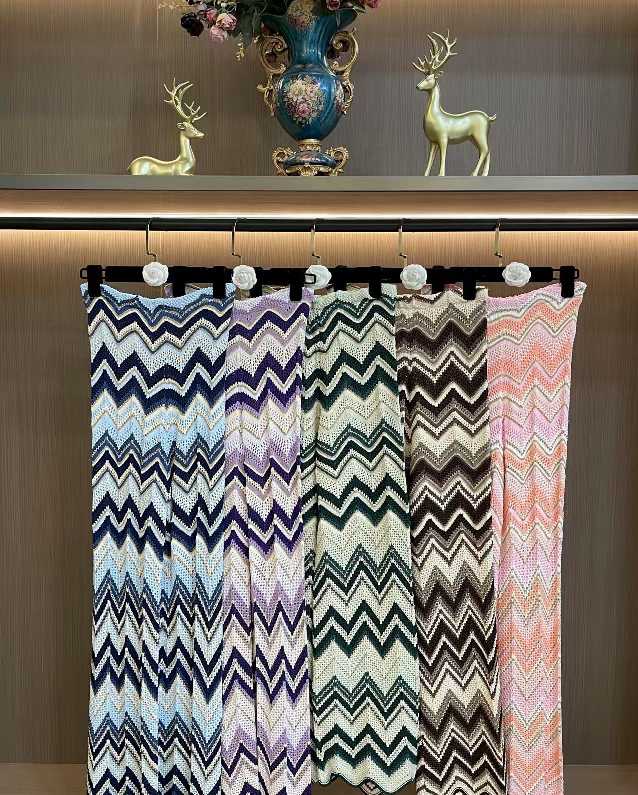 Chevron-Patterned Crochet Tank Top - Image 5