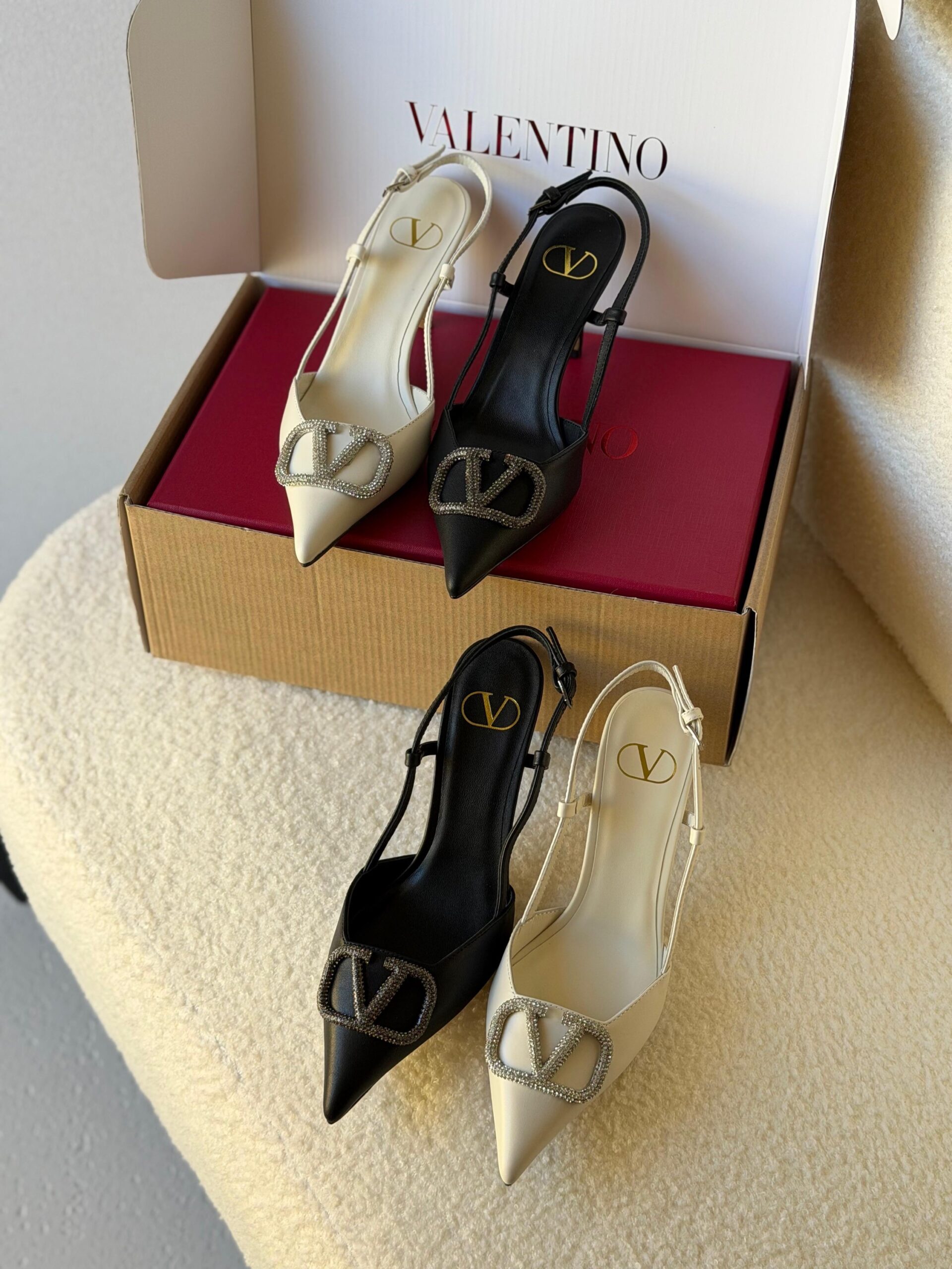Valentino Garavani VLogo Slingback Pumps - Image 5