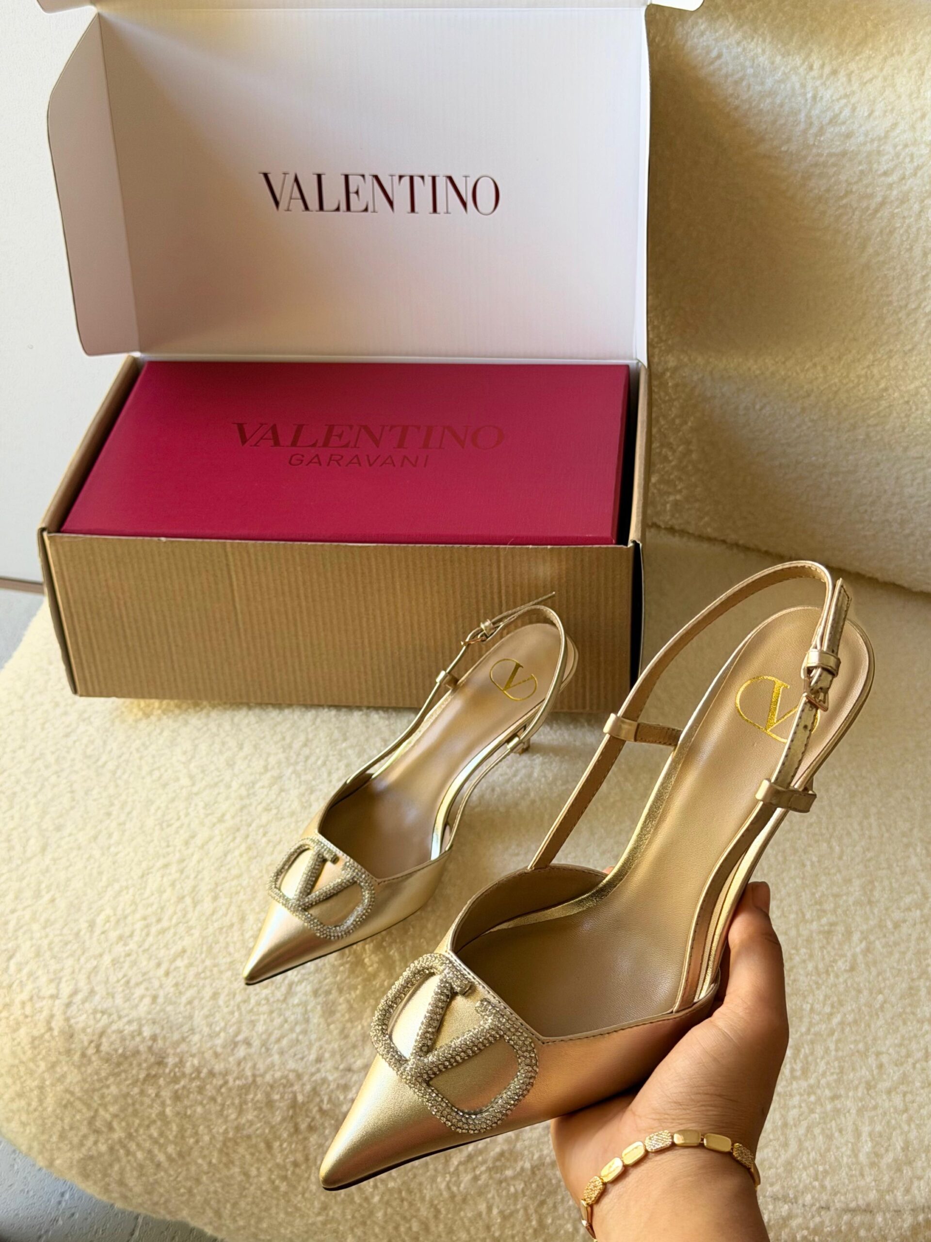 Valentino Garavani VLogo Slingback Pumps - Image 8