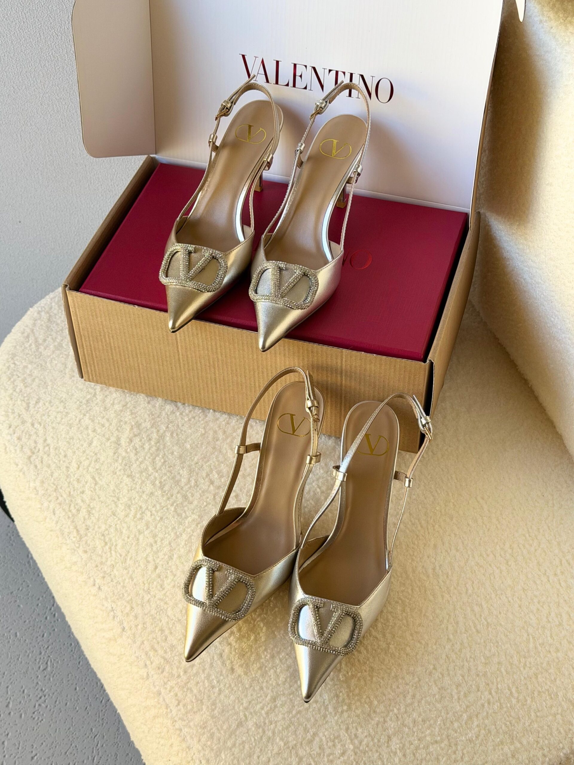 Valentino Garavani VLogo Slingback Pumps - Image 6